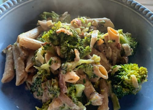 Recipe: Creamy Bacon Broccoli Penne